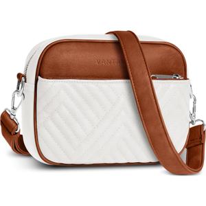 Vantamo Crossbody Bags For Women with Adjustable Strap, Premium PU Leather Purses for Women, Anti-Pickpocket Clip & Gift Box