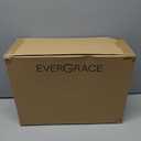 EVERGRACE Queen Comforter Set, 7-Piece Bed in a Bag, Shabby Chic Tufted Boho Bedding with Line Embroidery, Soft All Season Microfiber Comforter (90"x90") with Sheets, Pillowcases & Shams, Light Gray