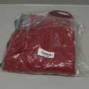 OLANLY Toilet Rugs U-Shaped 24x20, Extra Soft Absorbent Chenille Contour Bathroom Rugs for Toilet, Dry Quickly, Machine Washable, Non-Slip Bath Mat, Burgundy