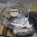 CAROTE Non Stick Frying Pan Skillet, Nonstick Granite Fry Pan with Glass Lid, Egg Pan Omelet Pans, Stone Cookware Chef's Pan, PFOA Free (Classic Granite, 10-Inch)