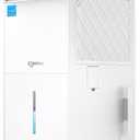 6,000 Sq.Ft Most Efficient Energy Star 2025 Dehumidifier,Vellgoo Max 140 Pint/D Smart Compressor Dehumidifier for Basement with Drain Hose, for Home,Large Rooms