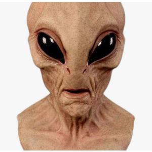 Alien Mask - Realistic Latex Full Head Mask for Halloween, Carnival, Masquerade