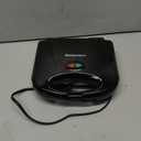 Elite Gourmet Maxi-Matic Electric Nonstick Belgian Waffle Iron Snack Maker Machine, Breakfast, Sandwiches, Compact & Portable, 2 Slice, Black