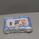 Litter Box Liners, 100 Count Drawstring Cat Box Liners, Tear Resistant Heavy Duty Cat Litter Bags for Litter Box, Pre-Separated for Easy Access, Easy Clean Up, Pet Supplies 25"x 16", White