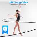 Link Cable with 27W Charging Port 25FT, Compatible with Meta Oculus Quest 2, Pico 4, PC VR, Steam VR, USB 3.0 A to USB C 5Gbps Cable for VR Headset, Unidirectional, Note: Not for Quest 3 Version 79