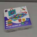 hahaland Montessori Toys for 1 Year Old Boy Girl Birthday Gift - 10 in 1 Cloth Fishing Game Easter Basket Stuffers for Toddler Toys 1-3 with Stacking Cups - Number Counting, Color Sorting Learning