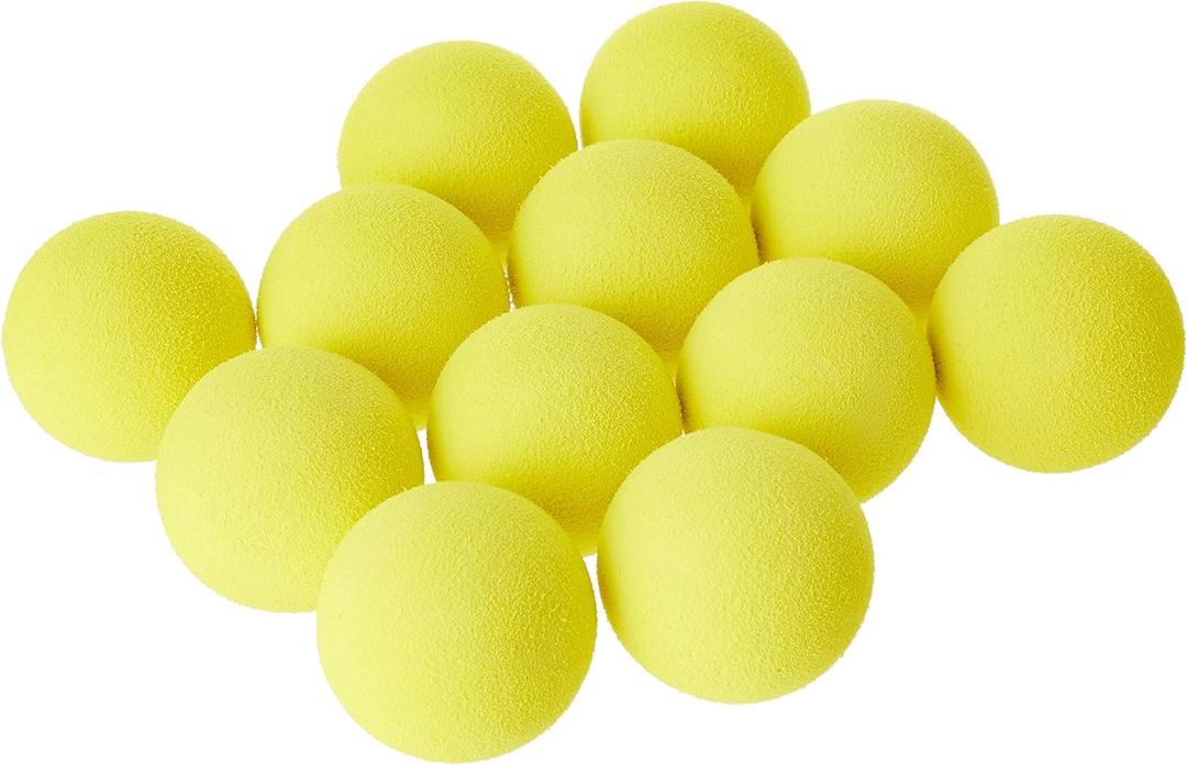 Links Choice 12 Foam Golf Balls, Yellow