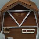 Big Bat Box - Big Bat Barn 3 Chamber, Large Bat House for Outside - Artificial Roost Kit for Wall-Mount - Bat Houses for Backyards