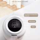 SmartDevil 1.2L Cool Mist Humidifier, Top Fill Ultrasonic Smart Air Humidifier with Essential Oils, Timing, Auto Shut Off for Home Babies Plants