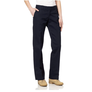 Dickies Women's Original 774 Low Rise Slim Fit Work Pants – Stretch Trousers for Office, Medical & Service Job (Black, 14 Regular)