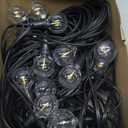 ZJOJO LED Outdoor String Lights,100FT Outdoor Lights for Patio with 32 Shatterproof Bulbs, 2700K Dimmable Waterproof Globe LED Patio Light Lights for Outside Christmas Backyard Bistro Porch Garden