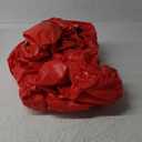 ZOBER Christmas Tree Storage Bag - Fits 9 Ft Artificial Trees - Plastic, Waterproof Christmas Tree Bag - Strong, Durable Handles - Labeling Card Slot - Red