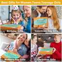 Skin Care Set,6Pcs Women Teen Glass Skincare w/Korean Rice Extract,Hydrate Glow Repair Anti-Aging Facial Routine Kit Gift for Women Mom Wife Teenage Girl Trendy Stuff Christmas Gifts Stocking Stuffers