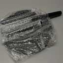 One Indoor Plant Stand Mid Century Vintage Wood Modern Flower Pots Holder Round Side Table End Table Plant Stools for Living Room Corner Balcony Decor(Black)