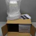 Cereal Dispenser Countertop with Cereal Bowls,16 Labels & Pen, Cereal Containers Storage, Candy Dispenser, Dry Food Dispenser For Pantry - Not Easy to Crush Food (White, 2 Pack)