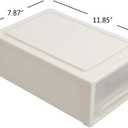 6 Quart Plastic Chest of Drawers, Desktop Office Organizer, 3 Pack