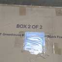 Outsunny 6' x 4' Greenhouse for Outdoors, Polycarbonate Greenhouse with Rain Gutter and Roof Vent, Aluminum Walk-in Green Houses for Outside for Patio Backyard Garden, Gray (74.75" x 52" x 79.25")