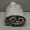 downluxe King Size Blanket with Satin Trim, Lightweight Down Alternative King Blanket for All Season, Machine Washable (Sand, 108 x 90 Inch)