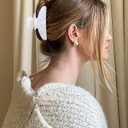 4 PCS Acrylic Hair Claw Clips for Women - Large Strong Hold Claw Clips Cute Non-slip Hair Clips for Thick Thin Hair (Solid Color)