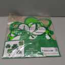 5 Pcs St. Patrick's Day Hanging Shamrock Decorations 3D Paper Shamrocks Honeycomb St Patricks Day Accessories Irish Party Ornaments for Home Birthday