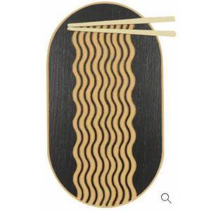 DI CA 8x14 NOODLES & CHOPSTK WOOD PLQ