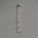 Spectrum 24 in. L Decorative White 7-Peg Wall Mount Wood Rack 82200