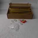 Asee'm 7.2FT Gold Wedding Arch Round Backdrop Stand Large Circle Metal Floral Balloon Frame for Party Anniversary Birthday Graduation Valentine Ceremony Decorations