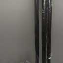 Tension Curtain Rod 51-168 In, ZYKORT Shower Curtain Rods No Drilling, Extra Long Outdoor Curtain Rod for Patio, Adjustable Spring Tension Rods for Bathroom Window, Easy to Install, Never Rust, Black