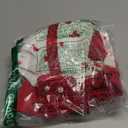 Valentine Baby Girl Outfit Heart Print Ribbed Long Sleeve Newborn Valentines day Romper Dress Headband Set (0-3 Months, White)