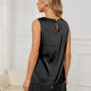 Womens Silk Satin Tank Tops Sleeveless Camisole (S)