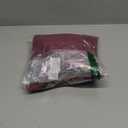 YEOREO Women Workout Long Sleeve Crop Tops Aberney Double Lined Deep V Cross Front Padded Yoga Cropped T Shirt (X-Small, Black Cherry)