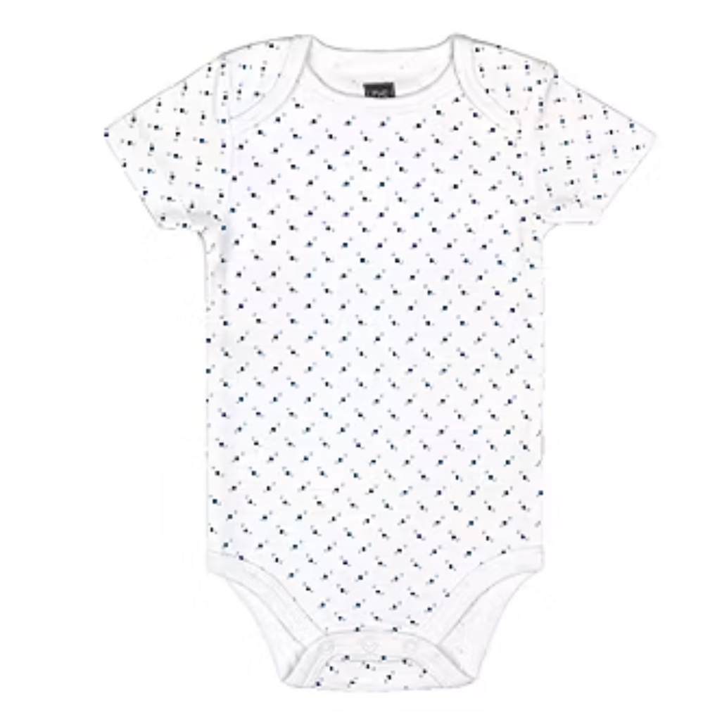 The Peanutshell Baby Boys 1-pc. Short Sleeve Bodysuit S 