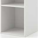 HOMES: INSIDE + OUT Apexa 2 Cube Storage Organizer Shelves, Stackable Wood Bookcase Fits Cubby Bins for Organization, Dorm Teen Room Decor & Home Office, White