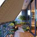 80% Sunblock Shade Cloth Net Resistant - 10x18Ft Garden Shade Mesh for Plant Cover, Greenhouse, Chicken Coop, Kennels, Tomatoes Plants