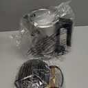 Amazon Basics Electric Kettle with Glass Carafe for Tea and Coffee, Fast Boiling, Auto Shut-Off, Boil-Dry Protection, Temperature Control, Removable Filter, 1 Liter, 1500W, BPA-Free