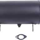 Exhaust Assembly Muffler 18091-0235 18091-0487 with Gasket 11061-0132 Compatible with Kawasaki Mule 600 2X4 610 4X4 SX KAF400