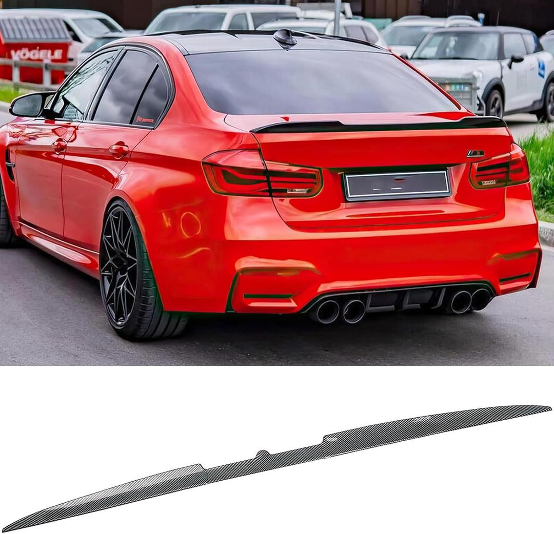 Car Universal Rear Spoiler 54" Trunk Spoiler Punch-Free Installation Roof Spoiler Kit Compatible with Mazda Miata Corvette Camaro Nissan Infiniti Q50 Toyota Honda Civic Ford Mustang Scion