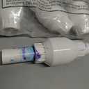 Geetery 4 Pcs PVC Inline Check Valve Solvent Connections White Plastic Backflow Preventer Pipe Fittings Check Socket Schedule (3/4 Inch)