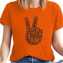 Unity Day Shirts for Women Kindness Tshirt End Bullying Tee Orange Tops Peace Tee (Orange, L)