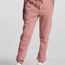 Real Essentials 3 Pack: Girls' Sweatpants - Active Fleece Jogger Pants (Size: 7-16) (L)