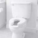 DMI Raised Toilet Seat Toilet, Toilet Seat Riser, Seat Cushion and Toilet Seat Cover to Add Extra Padding to the Toilet Seat while Relieving Pressure, 2 Inch Pad, White
