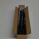 HOSKO 1-Inch Window Curtain Rod Set - for Window 30-60 Inches - Including Two Mounting Brackets (Black (30-60", Black)