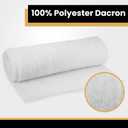 AK TRADING CO. 36 Inch Wide Bonded Dacron Upholstery Grade Polyester Batting - Cushion Support, Quilting Supplies, Furniture Upholstery, Craft Projects, Durable Polyester Batting (10 Yards)