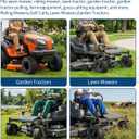 Lawn Mower Tires 20x8.00-8 4PR Tubeless Turf Tires Set of 2 for Riding Mower Garden Tractor Golf Cart, Tires Only Wheel Not Included