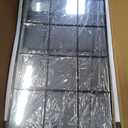 Large Window Pane Full Length Mirror for Wall, 28"x55" Black Rectangular Wall Mirror for Living Room, Bedroom, Entryway, Hanging or Leaning
