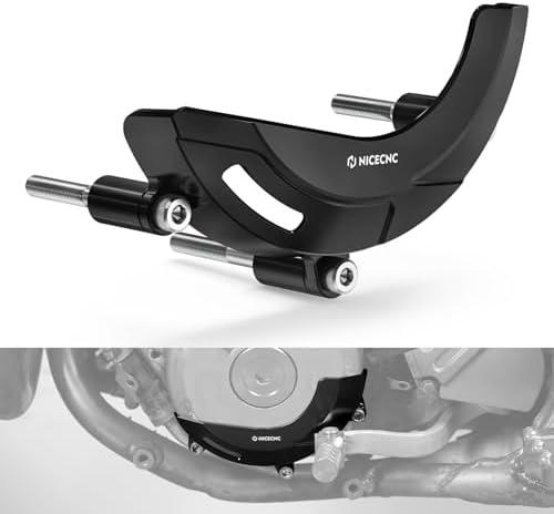 NICECNC Black Ignition Stator Guard Compatible with Suzuki DRZ400 DRZ400S 2000-2024 DRZ400SM 2005-2024 See Fitment CNC-machined gnition Clutch Case Covers