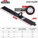 X-Protector Storage Straps - 12 PCS Pack - Heavy-Duty Extension Cord Holder Organizer for Garage Organization - Premium Cord Organizer for Work Van Accessories and Garage Accessories (10-17")