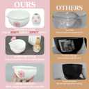 Japanese Matcha Bow with Whisk Holder for Matcha Powder/Matcha Tea/Japanese Matcha (Flower)