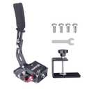 ZHSYMX PC/PS4/PS5 USB Handbrak,USB Handbrake PC for 64Bit SIM Racing Games, Compatible with Logitech G29 Simulate Linear Handbrake compatible with PS4/PS5 and PC computer,with Fixing Clip and Plate