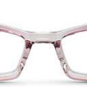 Purple Funky Cat Eye Reading Glasses for Women  Stylish Cateye Readers with Solid & Sturdy Frame, Spring Hinges, Premium Design, Scratch Resistant Lenses, Fits All Face Shapes, Strength 1.00